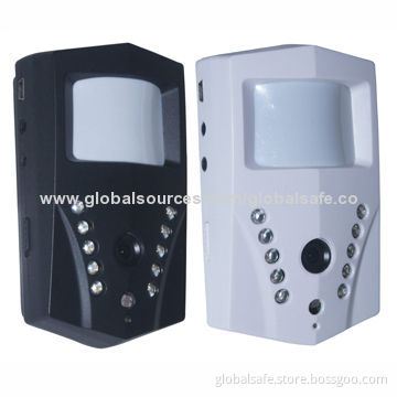 Wireless infrared motion video sensor alarm with mini USB/TV lensNew
